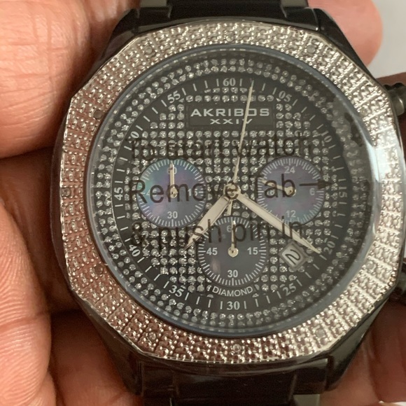 Watch Men’s Diamonds Chronograph - Picture 4 of 5